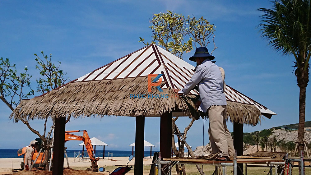 Dự Án Thi Công Nhà Mái Lá Tại KN Paradise Cam Ranh